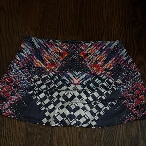 Colorful Geometric Women's Athletic Skirt